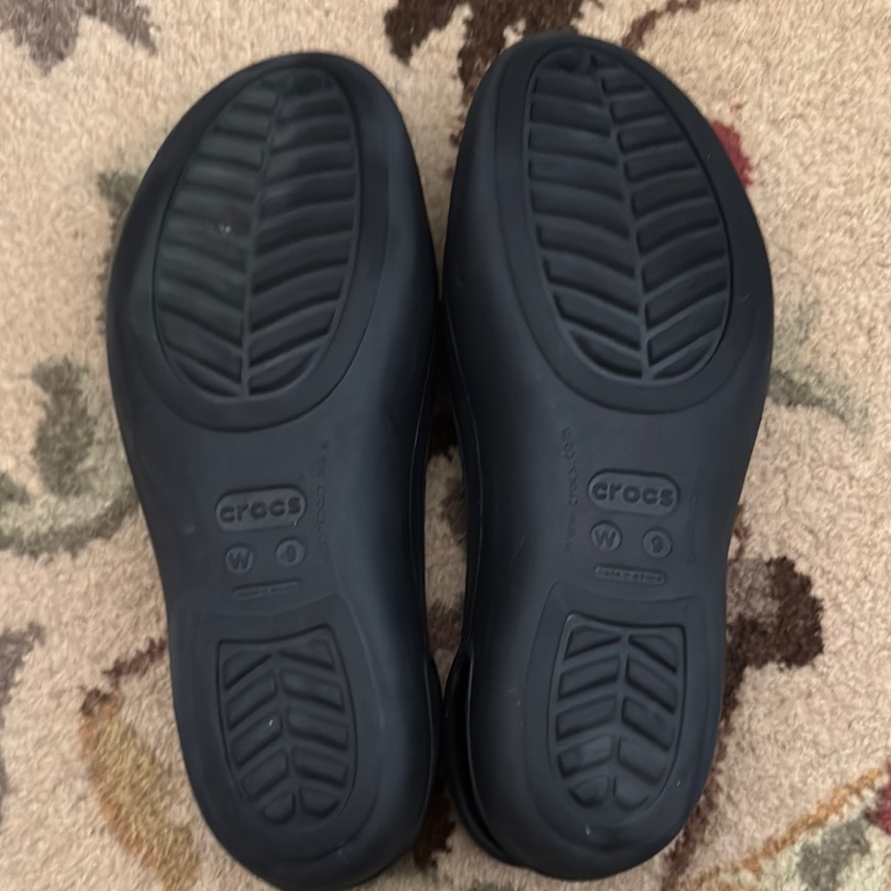 CROCS Black Women's Sandals - Picture 3 of 3
